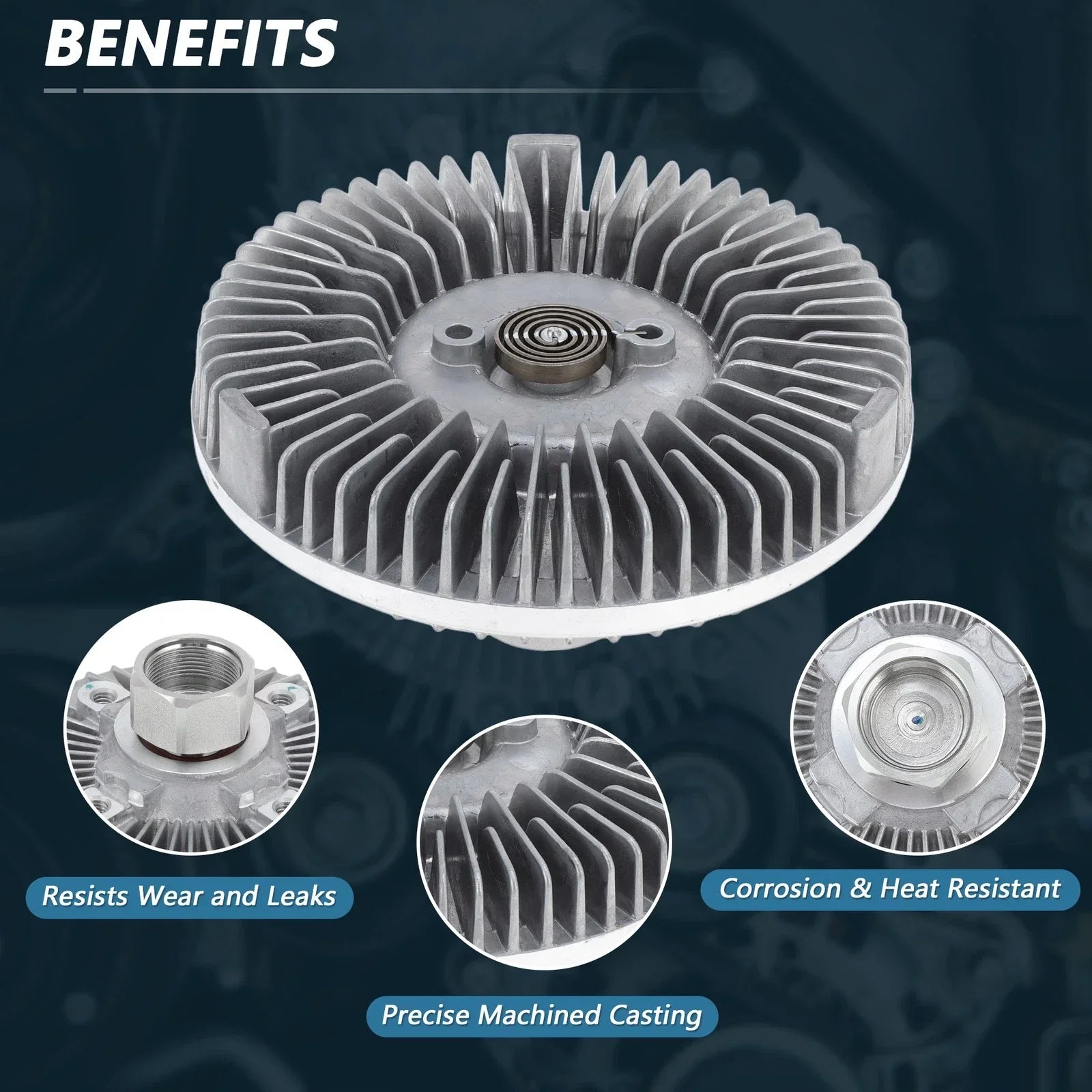 Cooling Fan Clutch for Dodge Dakota, Ram Dakota (2005-2011)