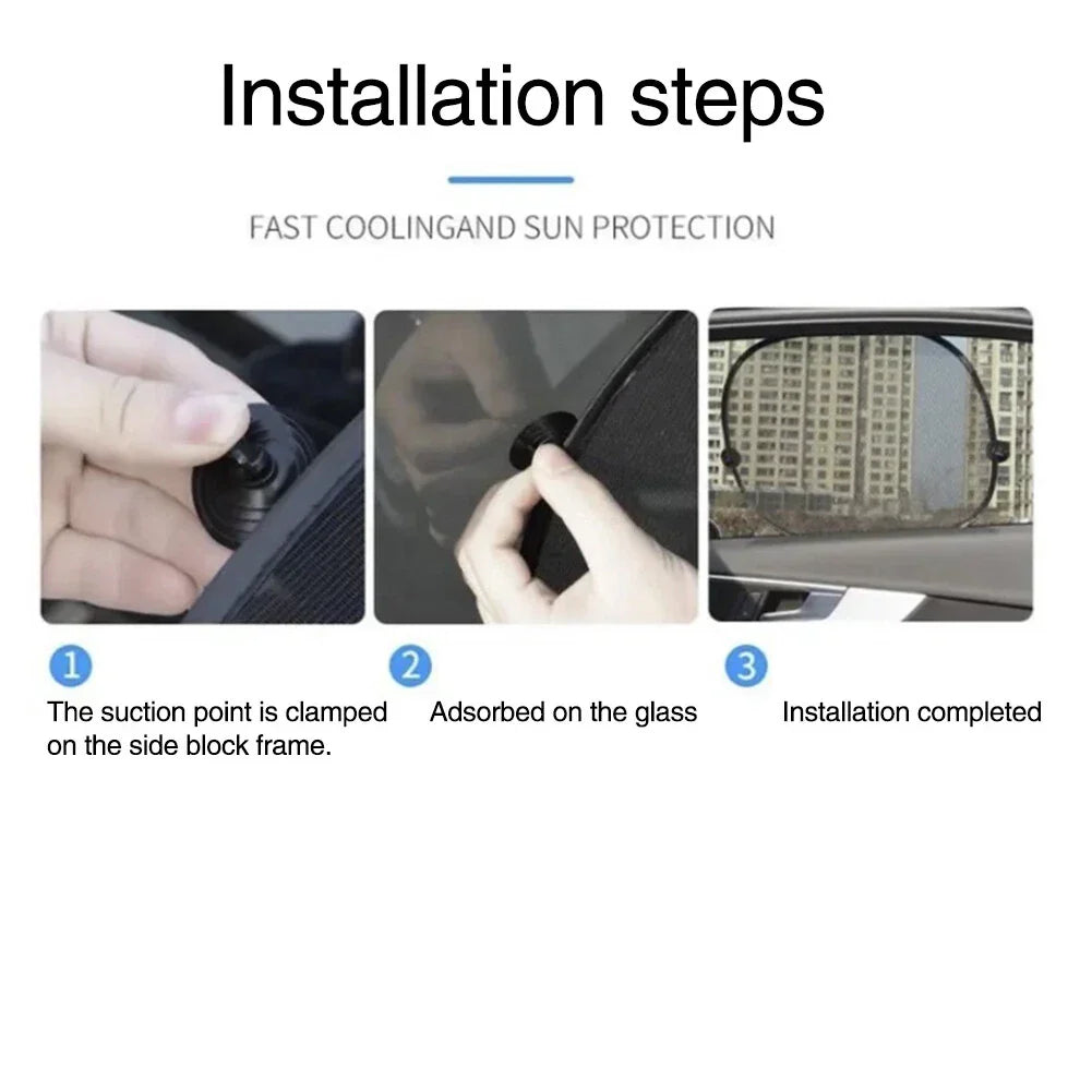Silver Front Window Sun Shade Visor Cover for Car Windshield (Fits Most Cars)