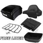 Trunk Pad Top Rack Plate for Harley Touring (2014–2023) Matte Black