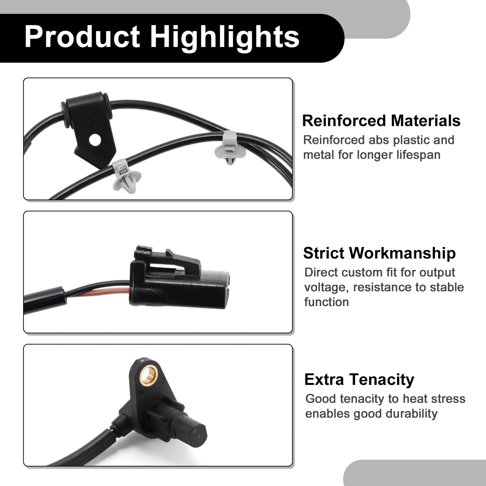 ABS Wheel Speed Sensor No. 95670-2C800 for Hyundai Tiburon (2003–2008)