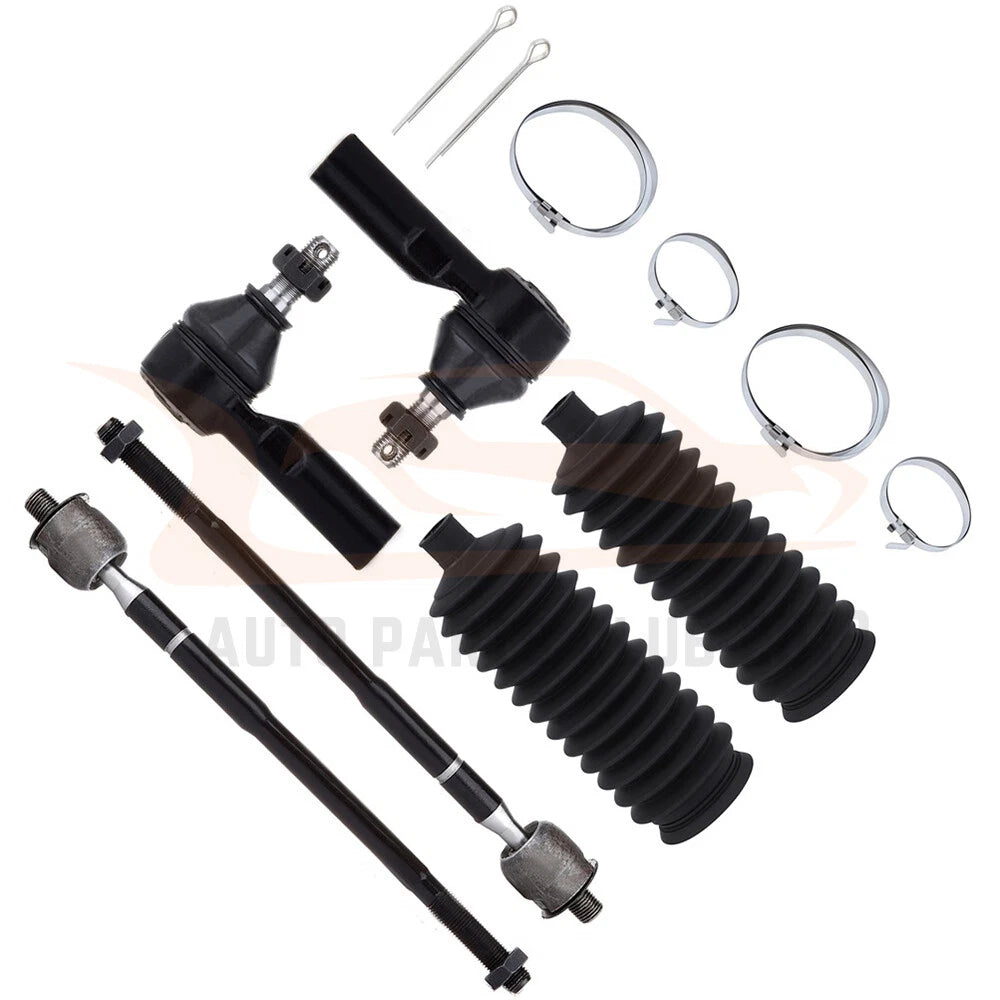 Set of 6 Steering Tie Rod Rack and Pinion Bellows for Toyota Corolla (1996–2002)