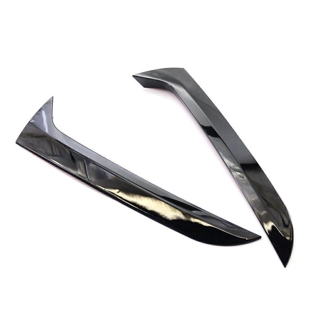2X Rear Window Spoiler Side Wing Trim Cover Black for VW Tiguan (2007–2016)
