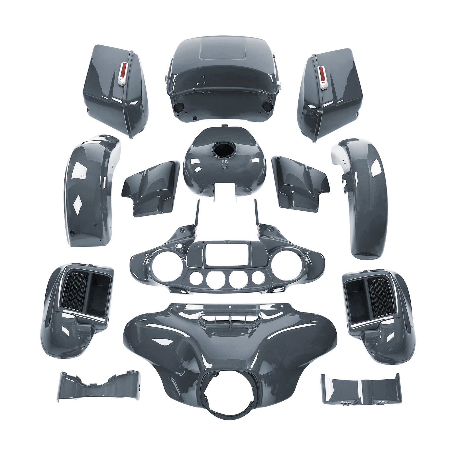 Fairings Bodywork Kit for Harley Electra Glide Ultra Limited (2014–2023) Gunship Gray