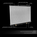 Full Aluminum Core Radiator for Nissan Frontier/Xterra (1998–2004) DPI 2215