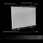 Full Aluminum Core Radiator for Nissan Frontier/Xterra (1998–2004) DPI 2215