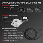 Serpentine Belt Drive Component Kit for Ford F-150 (2005–2014)