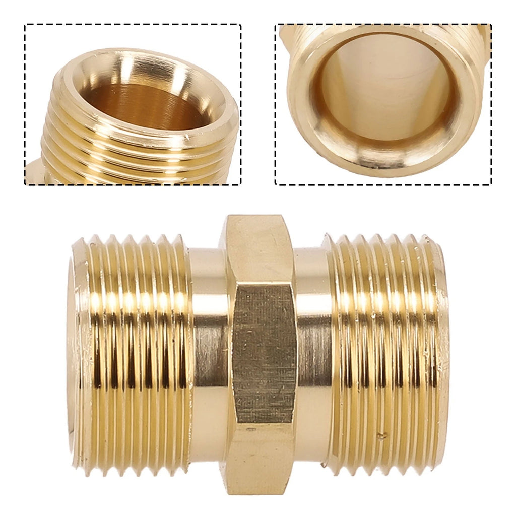 Replacement Hose Connector 14mm to 15mm Brass