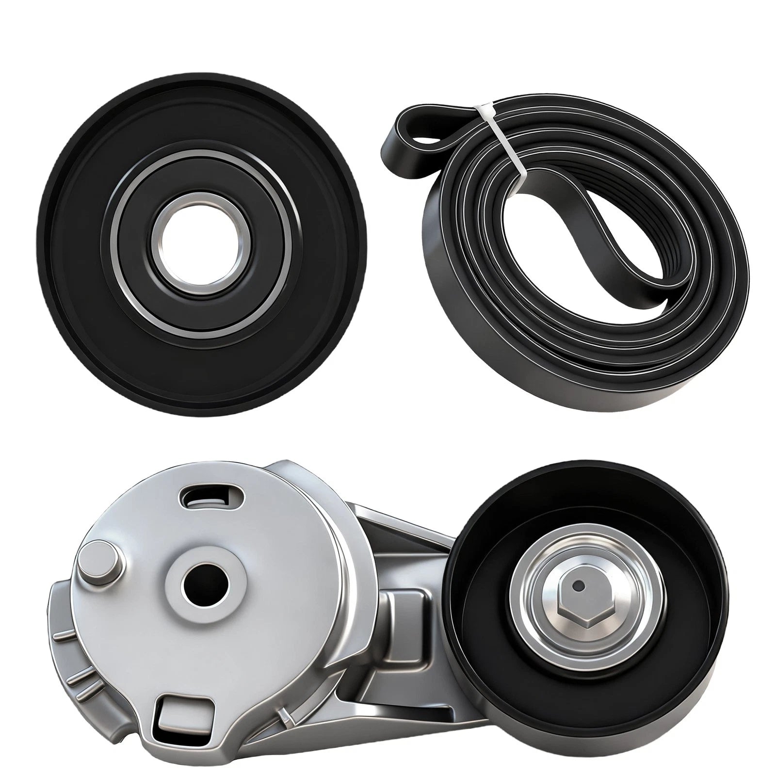 Serpentine Belt Drive Component Kit for Chevy Colorado GMC Canyon Isuzu I-280 (2004–2012)