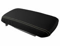Leather Console Lid Armrest Cover for Dodge Avenger (2008–2014) Beige Stitch