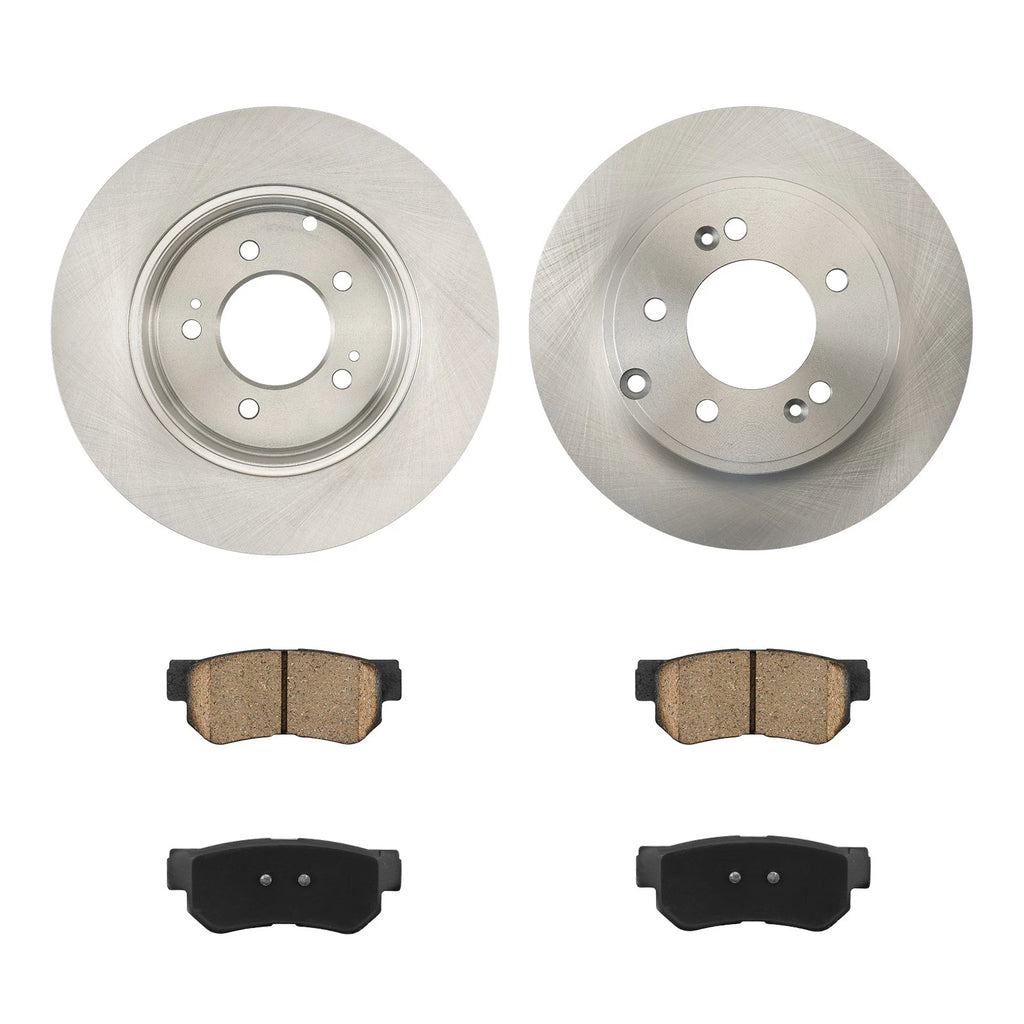 Rear Brakes Kit for 2006–2008 Hyundai Sonata 3.3L V6 Ceramic Pads Rotors