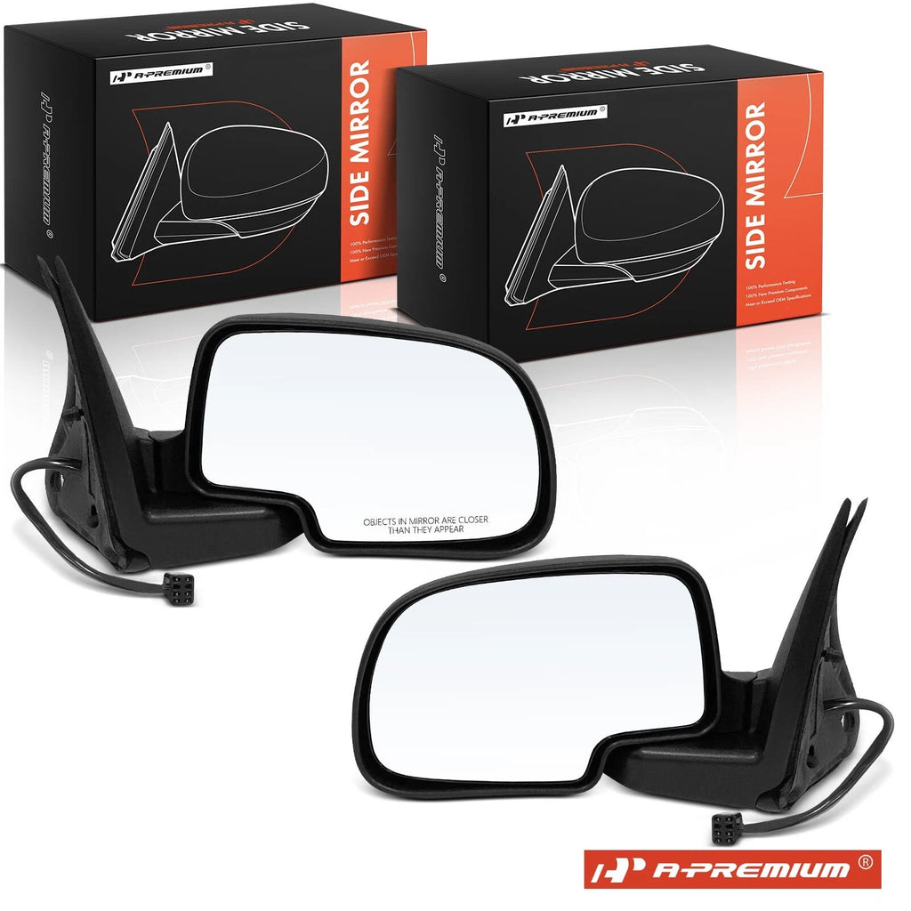 Power Mirror Pair Manual Fold Heated for Chevrolet Tahoe (2000–2006)