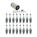 Wix Engine Oil Filter & Denso Spark Plugs Set for W202 C43 AMG C219 CLS500 (1998–2006)