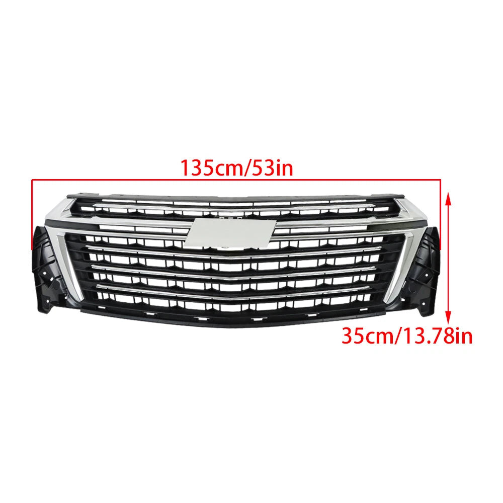 Front Upper Grille for Chevrolet Traverse (2022-2023) Chrome Surround