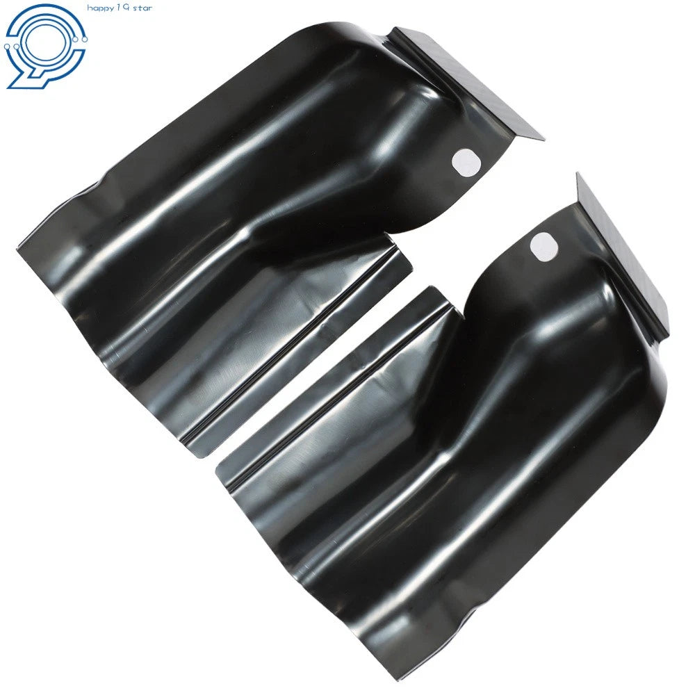 Set of 4 Black Steel Replacement Cab Corners for Ford F-150 (2009–2013)