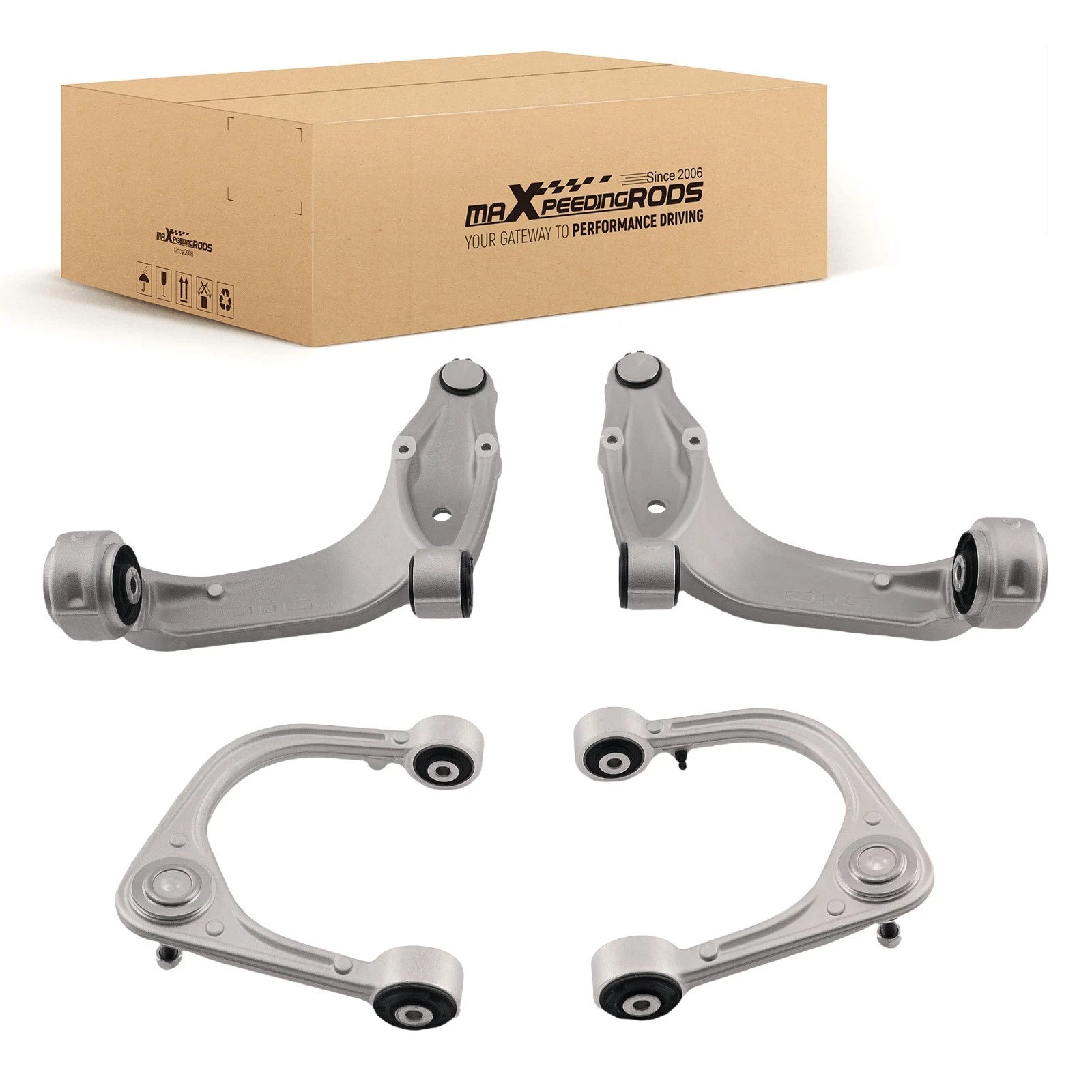 Front Upper & Lower Control Arms with Ball Joints for Cadillac CTS (2008–2013)