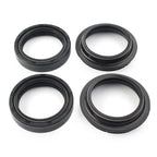 4 x Black 41x54mm Motorcycle Front Fork Damper Shock Absorber Seal