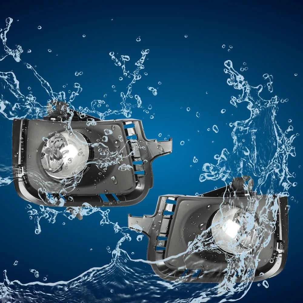 Fog Light Lamps with Bezel and Switch for Toyota Prius C (2012–2014)