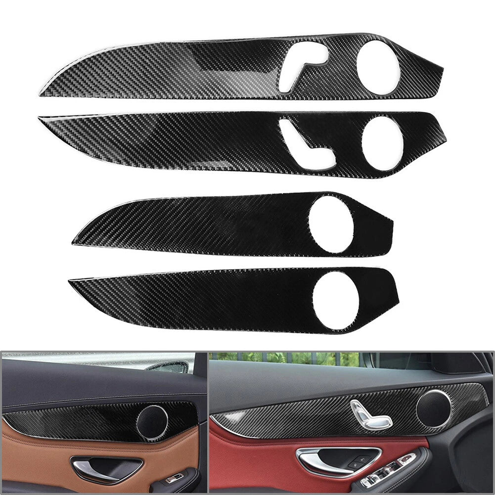 Interior Door Panel Cover Trim for Benz GLC X253 (2016–2021), C Class W205 (2014–2021)
