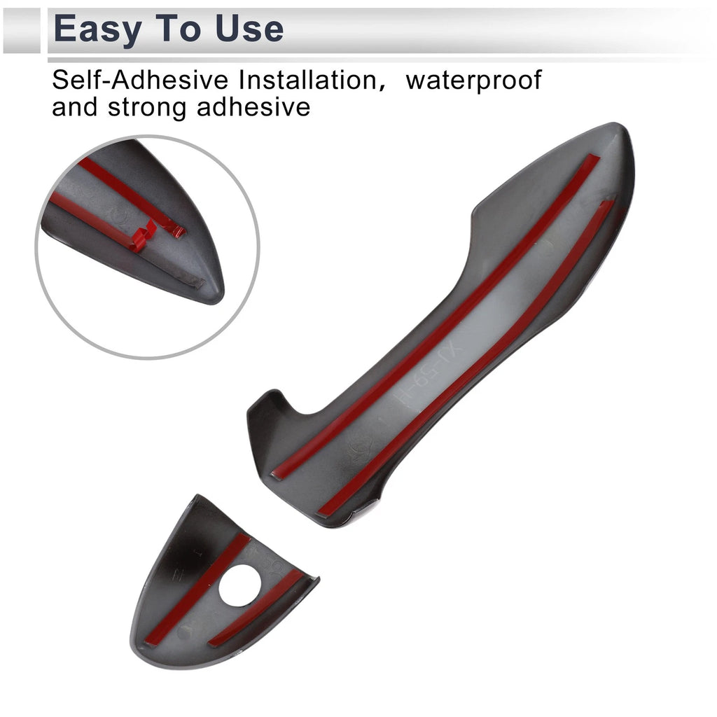 Door Handle Cover Trim for Toyota Corolla (2014–2019) Black