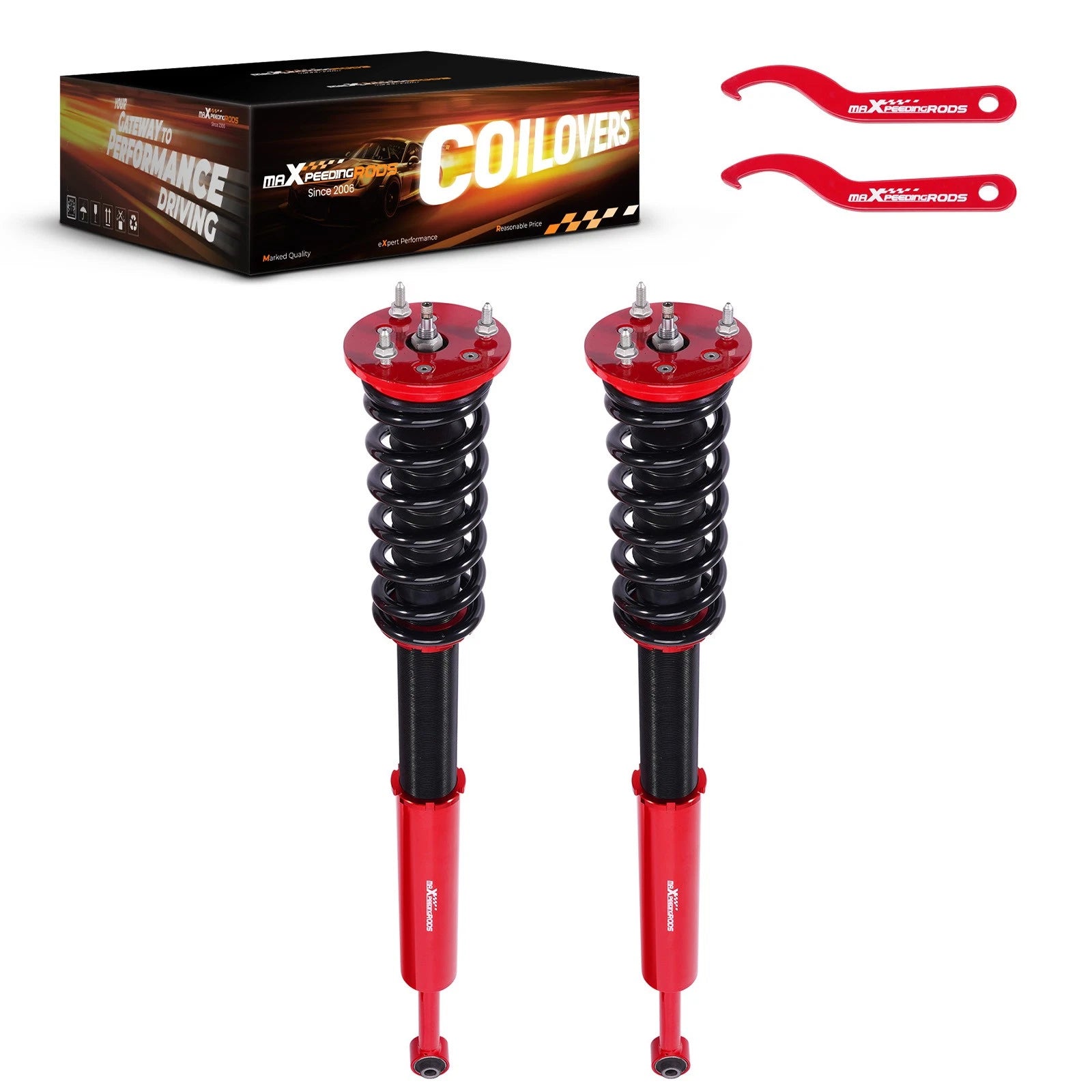 24 Step Damping Rear Coilovers Lowering Kit For Mercedes S-Class W220 S500 S430