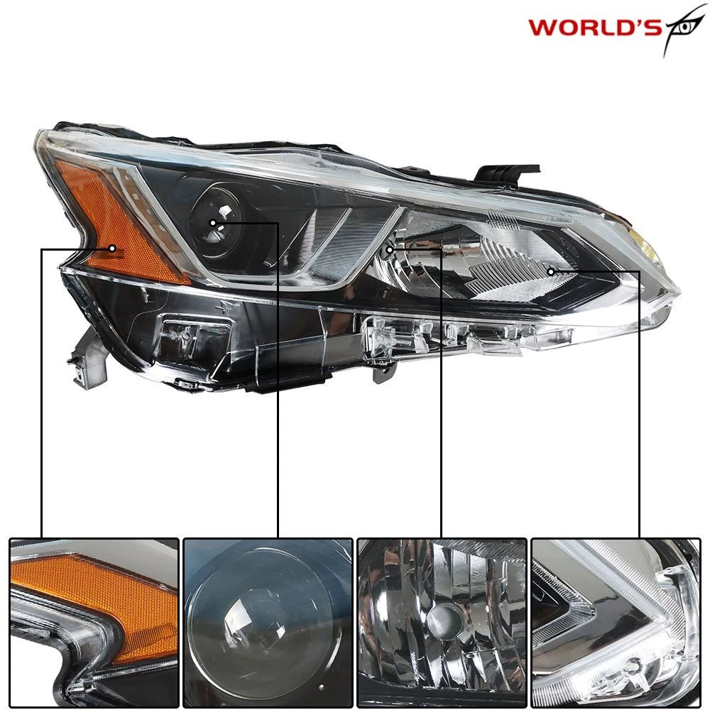 Halogen Headlight for Nissan Altima (2019–2021) Passenger Side