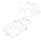 Seat Backrest for Harley Electra Glide (2014–2023)
