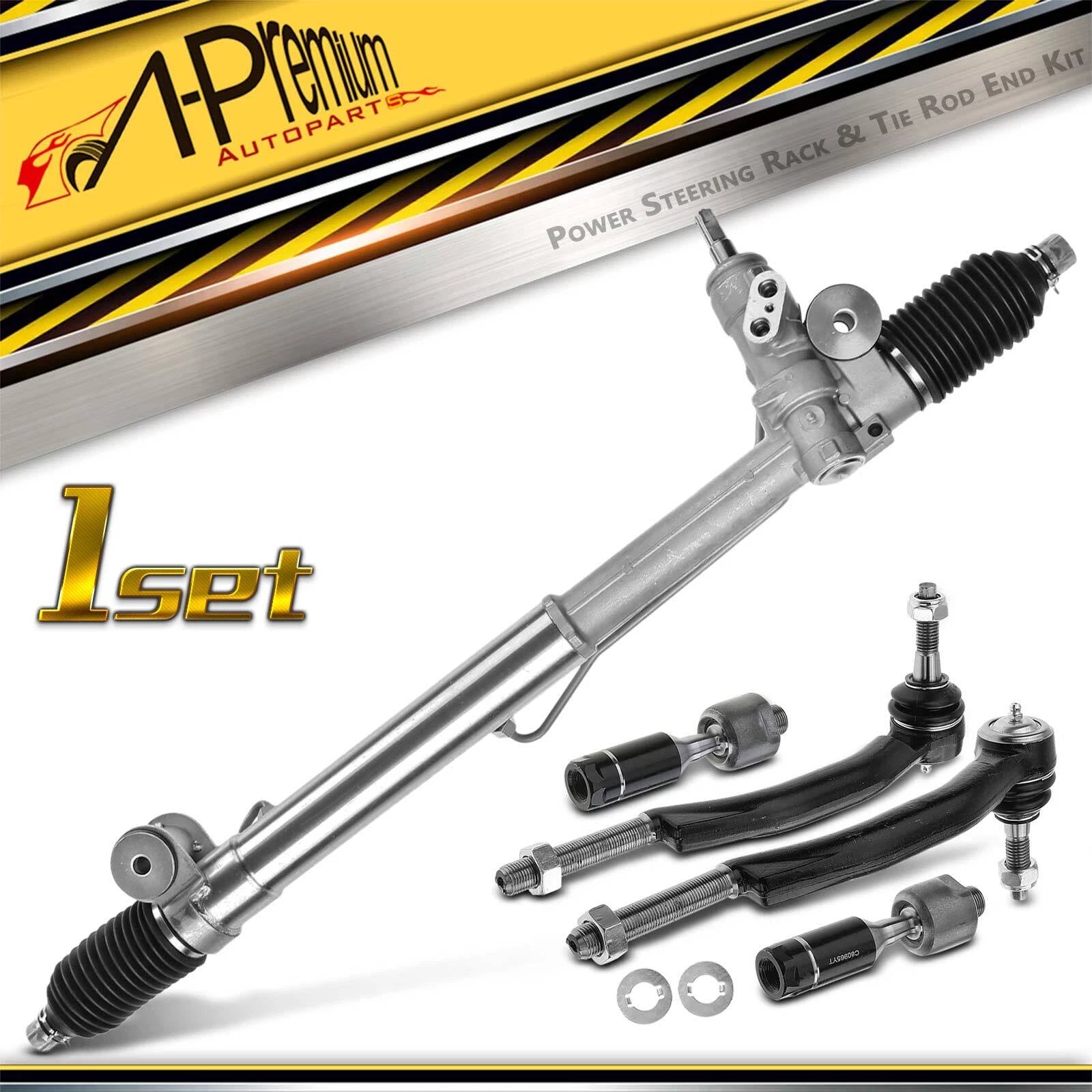 5X Rack and Pinion Tie Rod End Kit for Chevy Trailblazer (2002â2009)