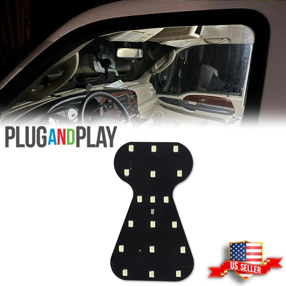 LED Overhead Interior Dome Map Light Panel for Ford Mustang F-150 F-250 (1994–2004)