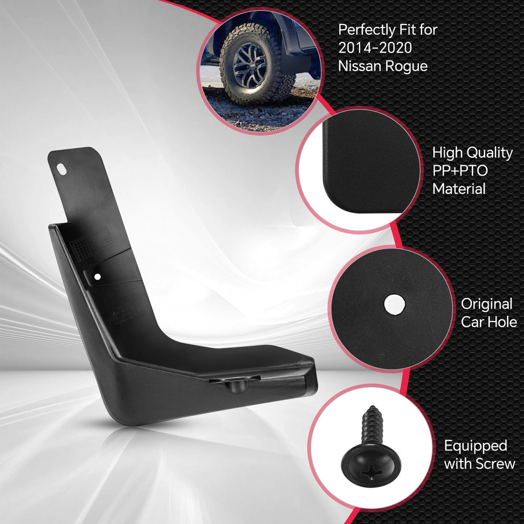 Mudguards Splash Guards for Nissan Qashqai & X-Trail (2014-2021)