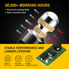 Set of 2 Amber LED Turn Signal Bulbs for Make Model