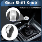 5 Speed Gear Shift Knob for Honda Civic (2012-2015) - Durable Plastic