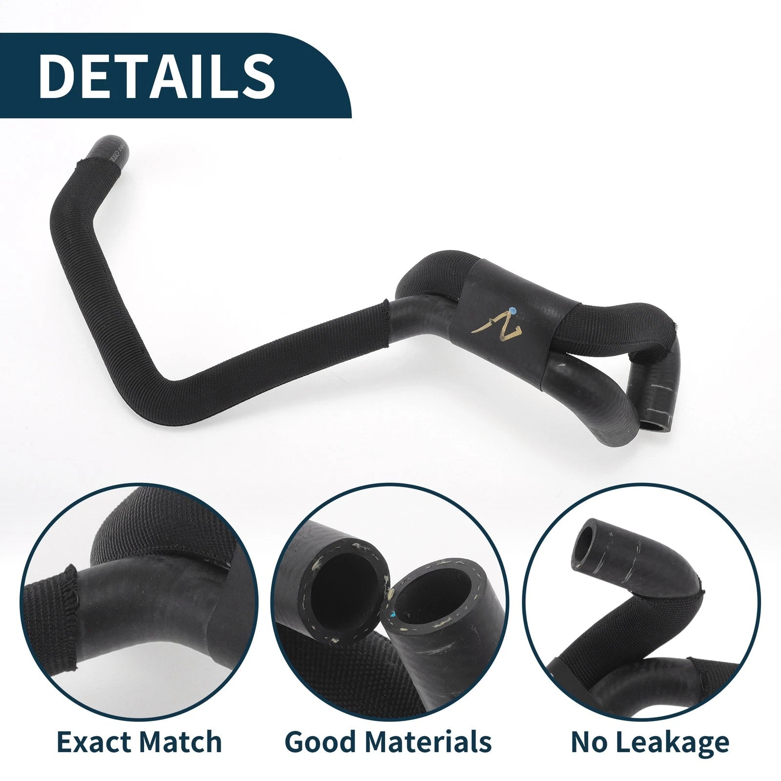 Radiator Hose Coolant Pipe for Audi A6 2.0L (2012–2015) No. 06H121057AM Rubber