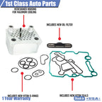 Engine Oil Cooler Kit for Ford 6.0L Powerstroke Diesel (2004-2010)