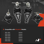 4X Suspension Ball Joint Kit for Mitsubishi Montero