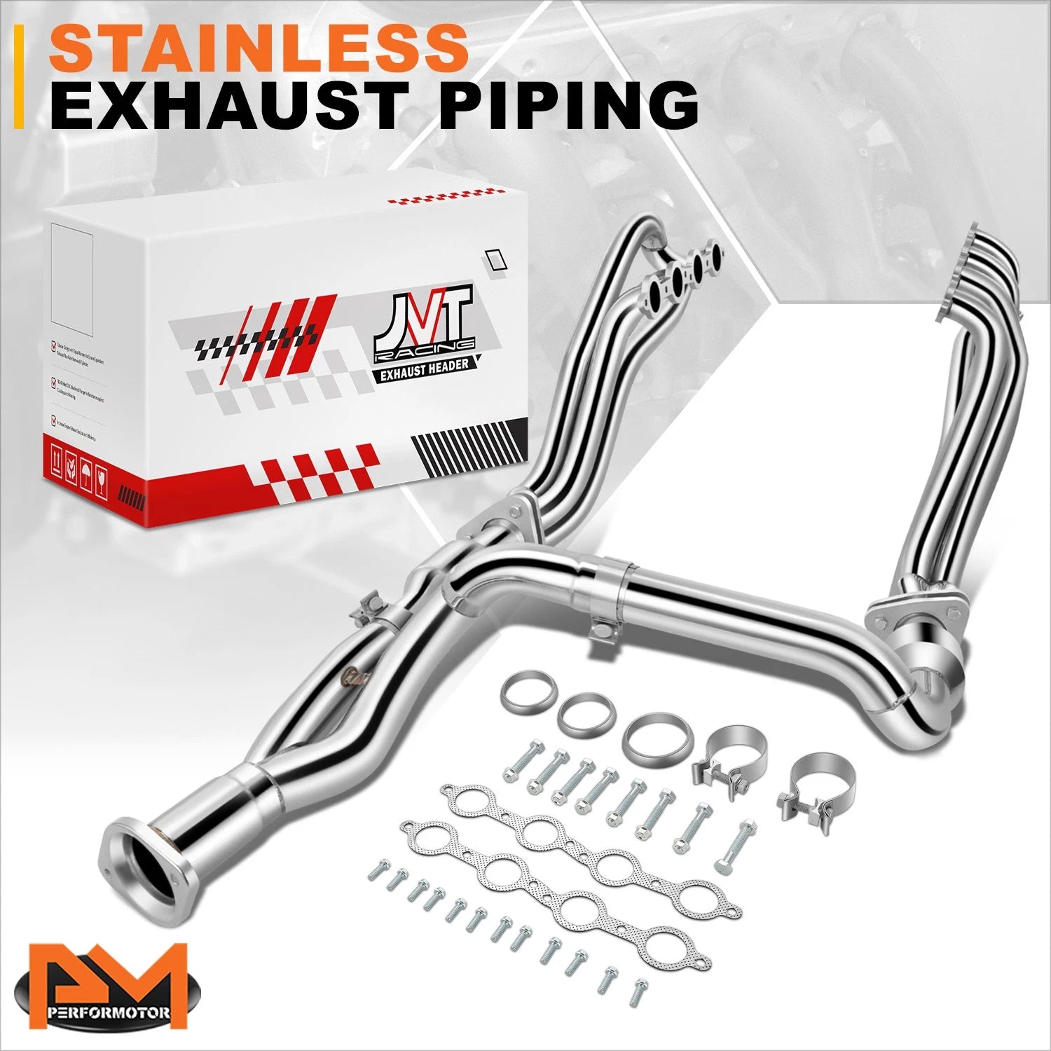 Long Tube Exhaust Manifold Headers for Silverado Suburban Sierra V8 (1999–2006)