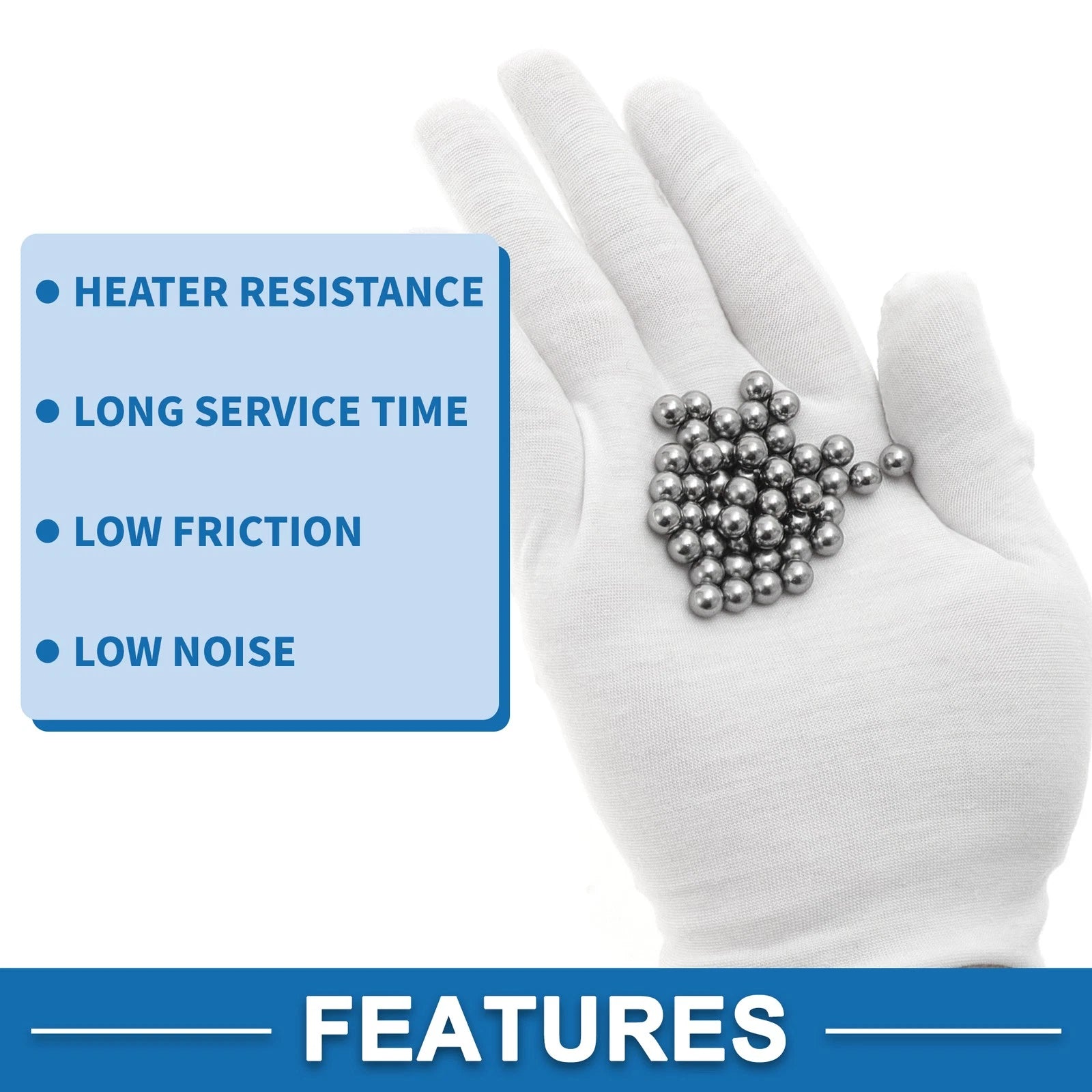 50 Pcs 7.1mm Steel Bearing Balls for G16