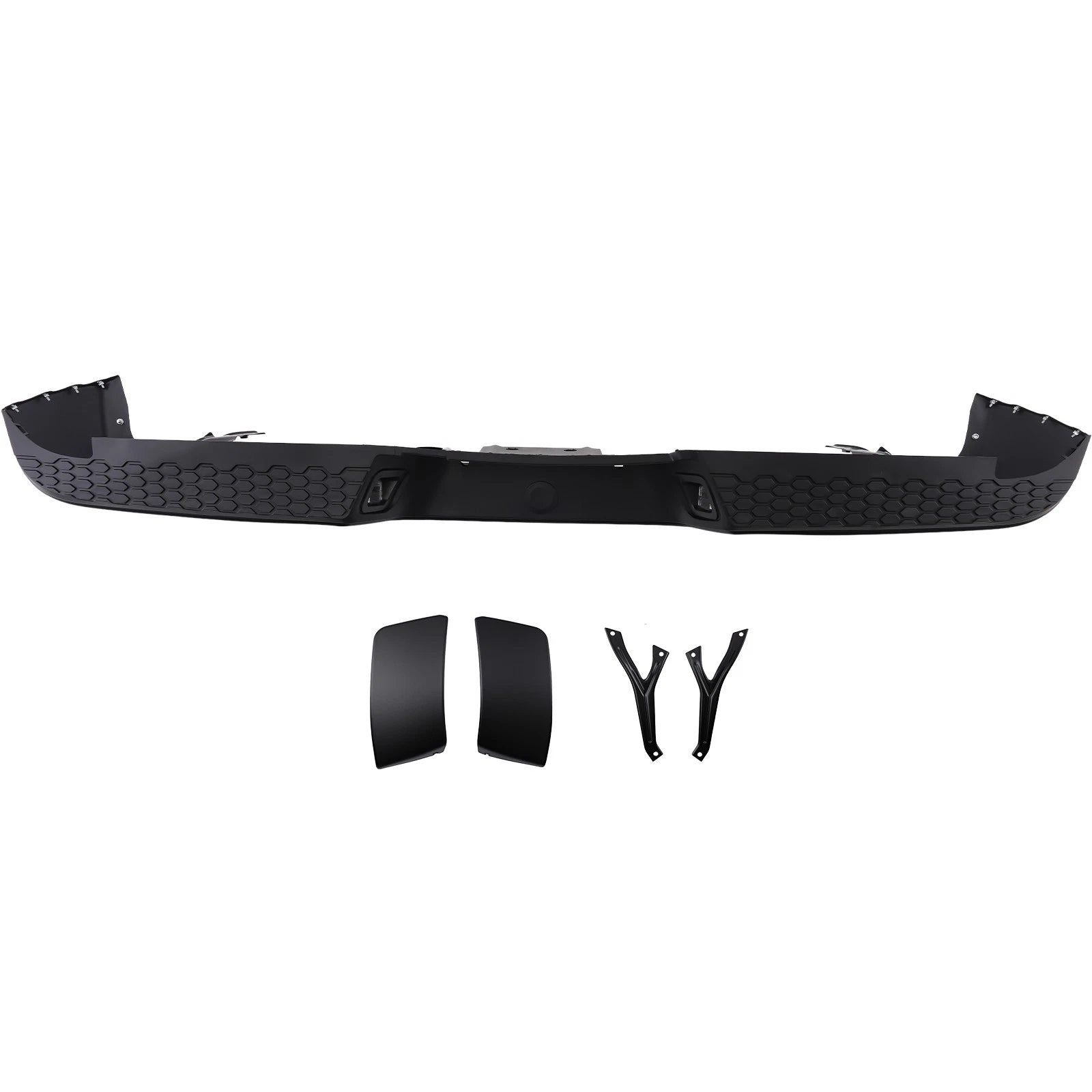 Rear Bumper Assembly for RAM 1500 (2009–2018) Black Steel Bolt-On