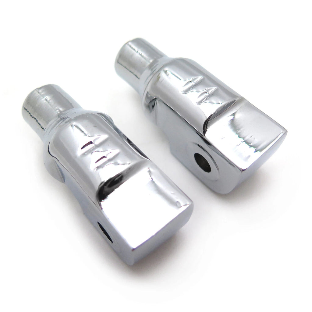 Chrome Foot Pegs Adapter for Yamaha VStar, Road, Royal Star, Boulevaro