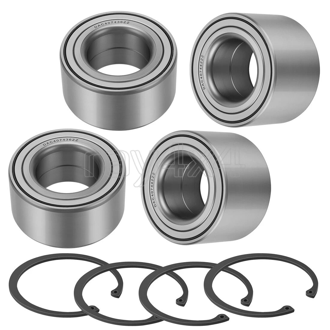 Set of 4 Wheel Bearings for Kawasaki Teryx KRX KRX4 1000 (2020–2023) 92045-0919 92045-0920