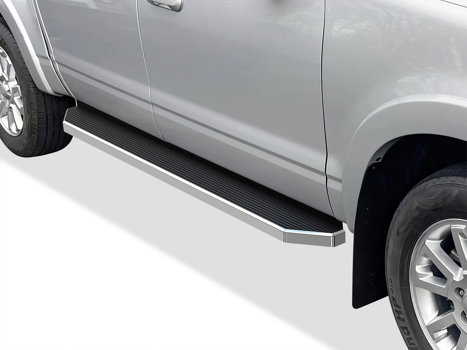 6" Polished iBoard Side Step Nerf Bar for Ford Explorer Sport Trac (2007–2010)
