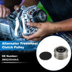 5M5Q10344AA Alternator Freewheel Clutch Pulley for Ford C-MAX (2003)