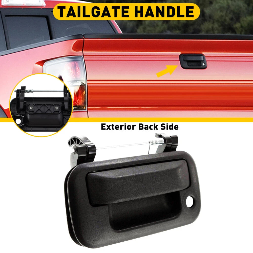 Tailgate Door Handle for Ford F-150 (2004–2014) - Black, Keyhole