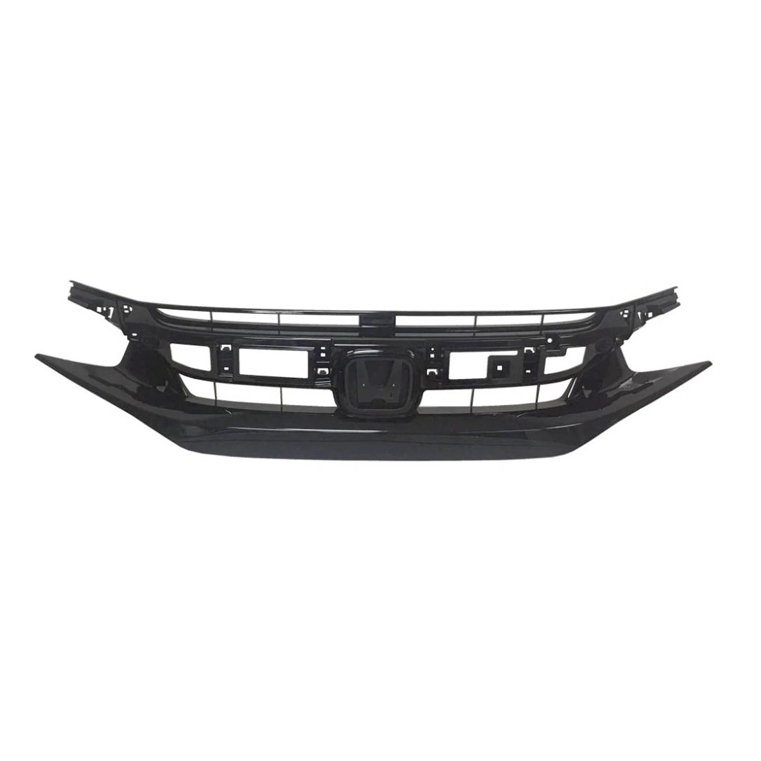 Replacement Black Gloss/Painted ABS Plastic Front Grille (See Compatible Chart)