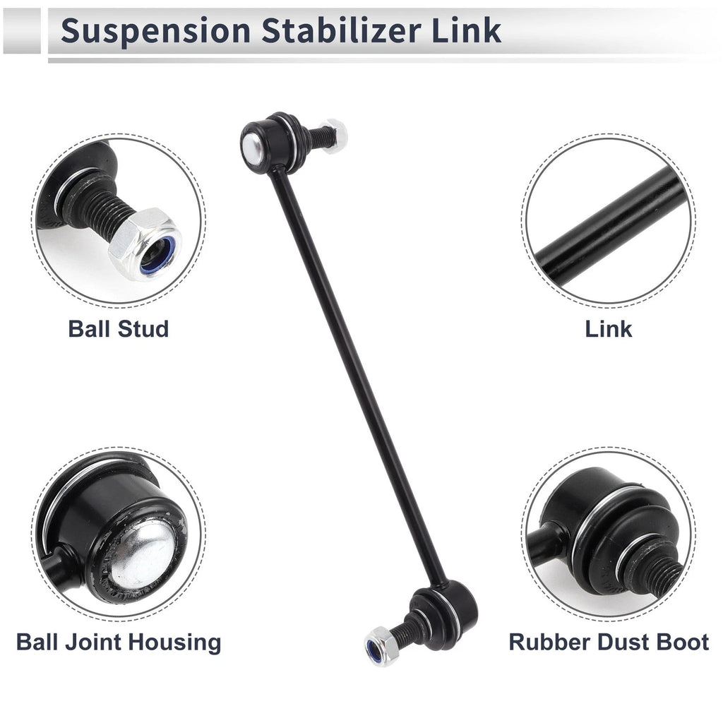 Set of 2 Front Stabilizer Bar Links with Bushings for Toyota Matrix (2003–2014) No.K80230