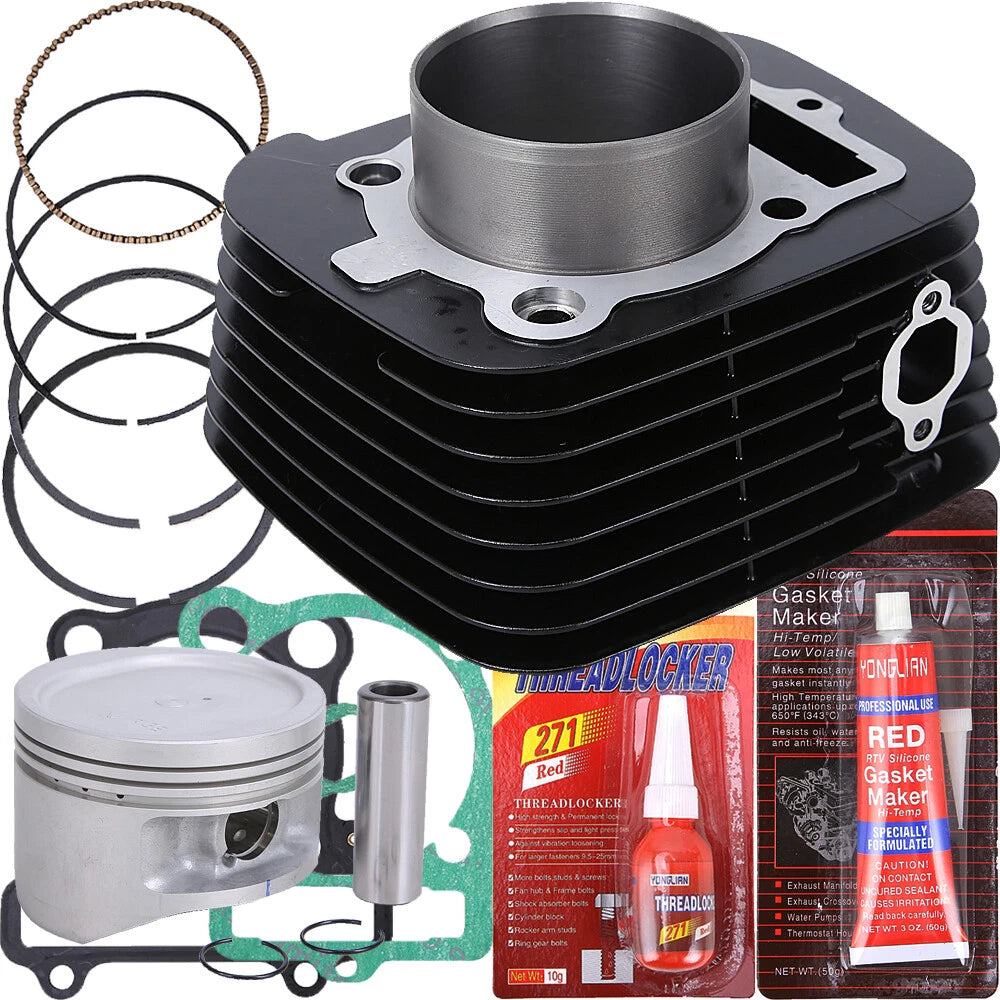 Top End Kit with Cylinder Piston Gasket for Yamaha Warrior 350 YFM350 (1987–2004)