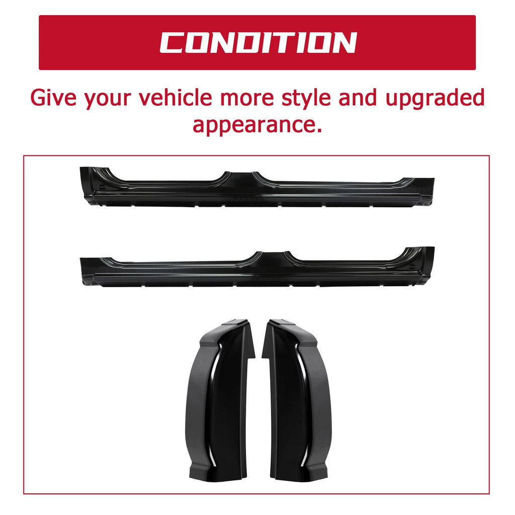 Rocker Panels & Cab Corners for Silverado Sierra 1500 2500 3500 (1999-2007)