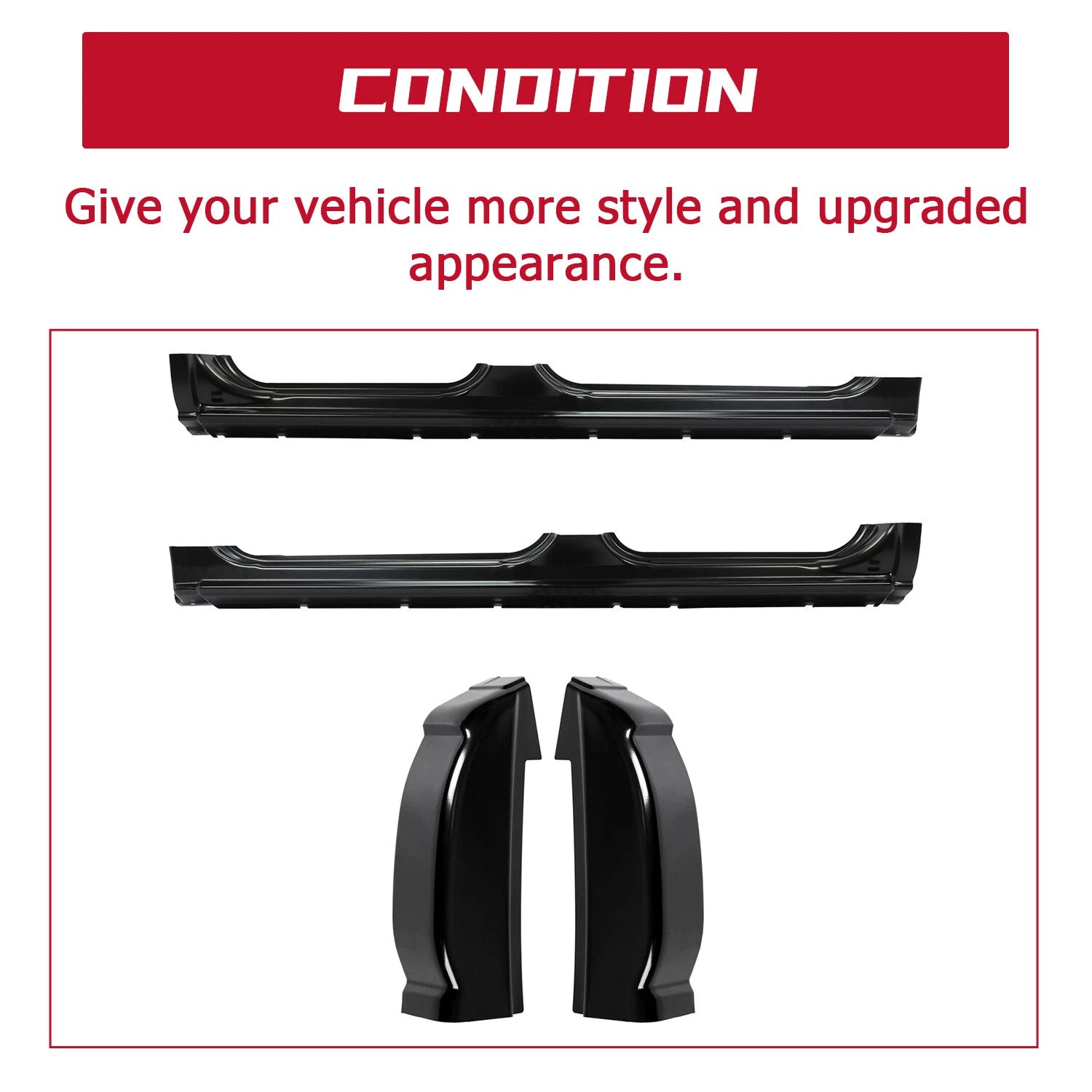 Rocker Panels & Cab Corners for Silverado Sierra 1500 2500 3500 (1999-2007)