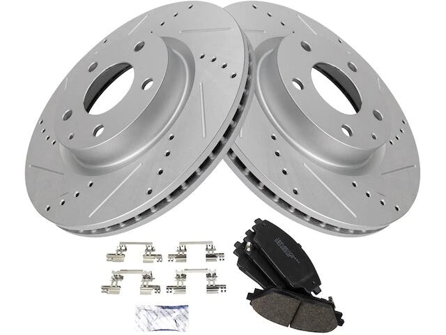 Front Brake Pad and Rotor Kit for Mazda CX-3 AWD (2016–2018) ZY455JP