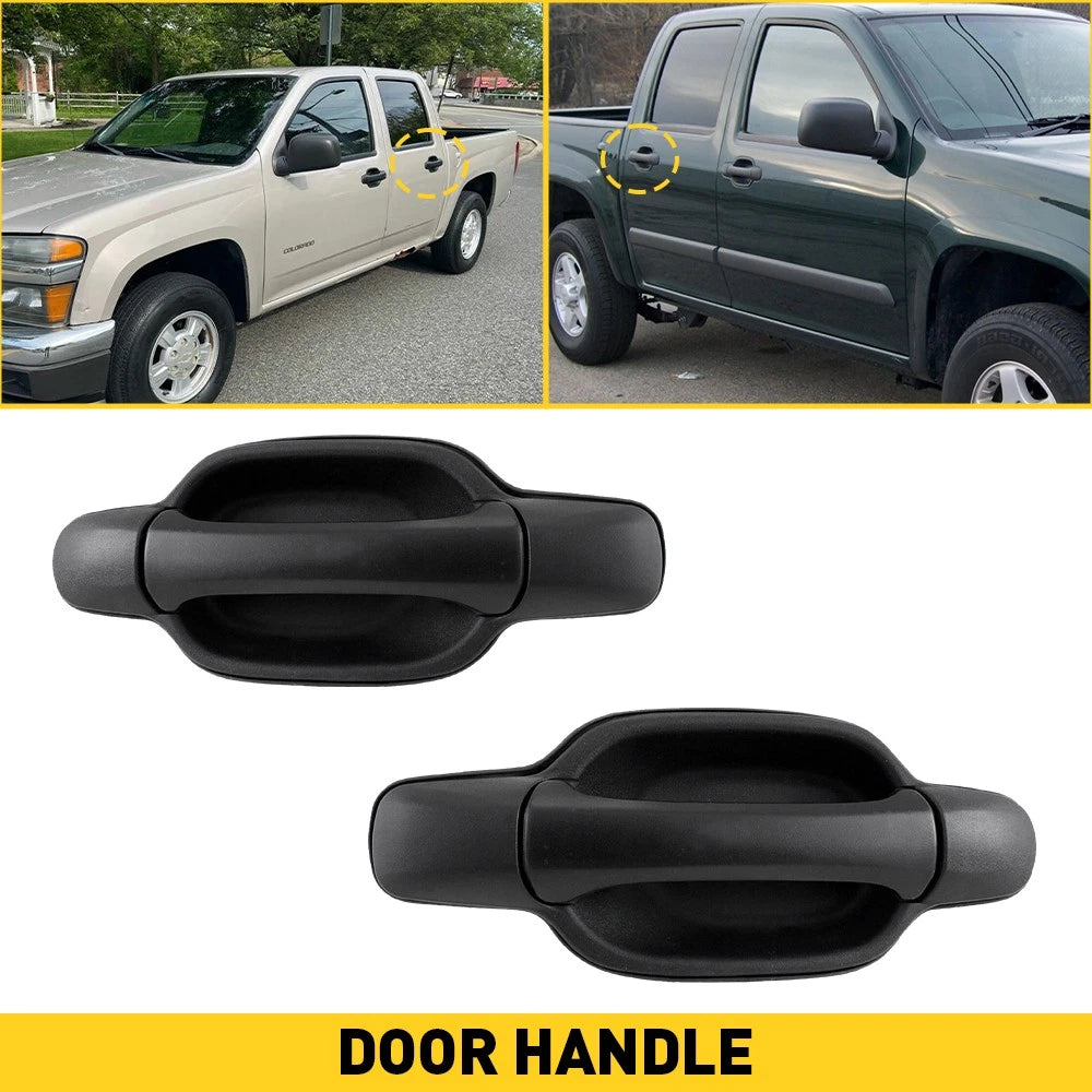2X Rear Outside Door Handles for GMC Canyon Chevrolet Colorado (2004–2020)