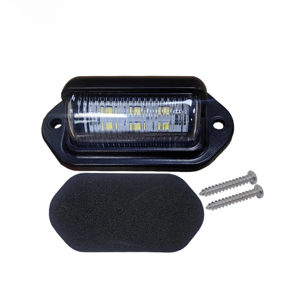 6 LED License Plate Light for Cars Trucks Trailers RV Boat